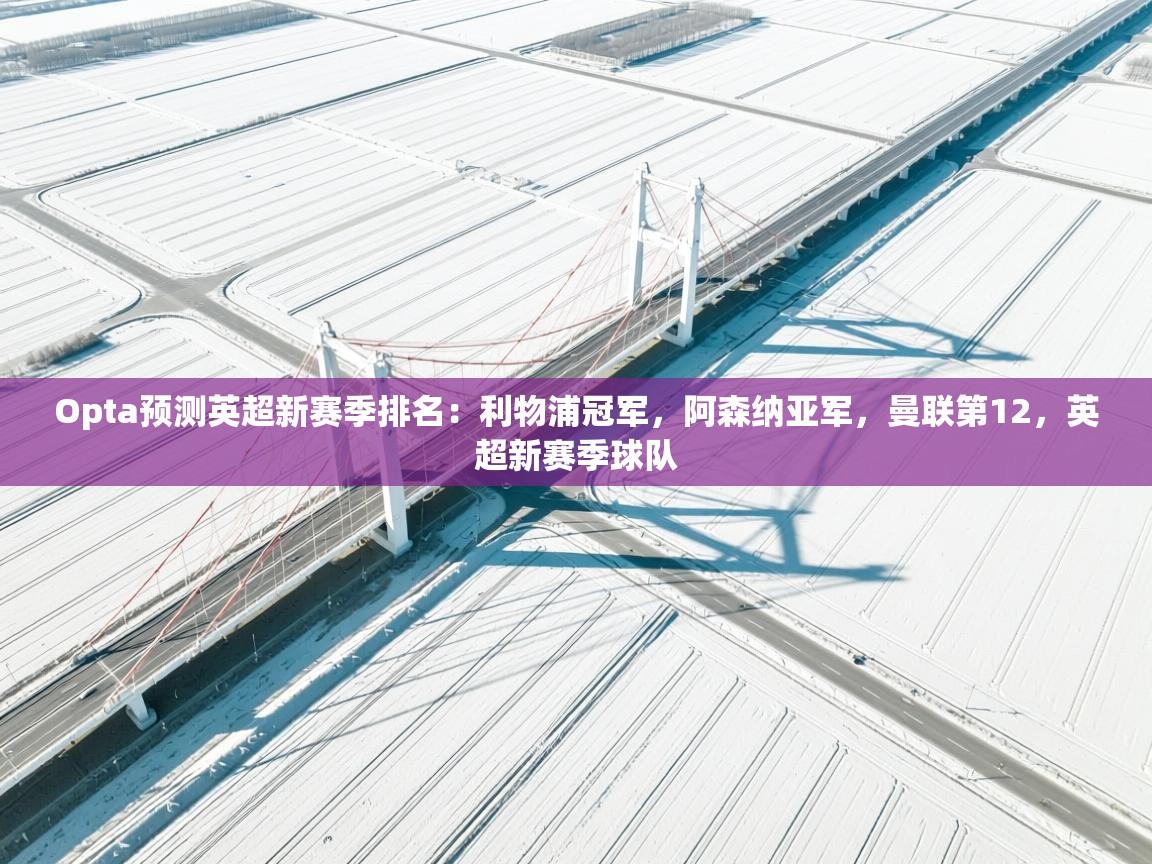 Opta预测英超新赛季排名：利物浦冠军，阿森纳亚军，曼联第12，英超新赛季球队  第1张