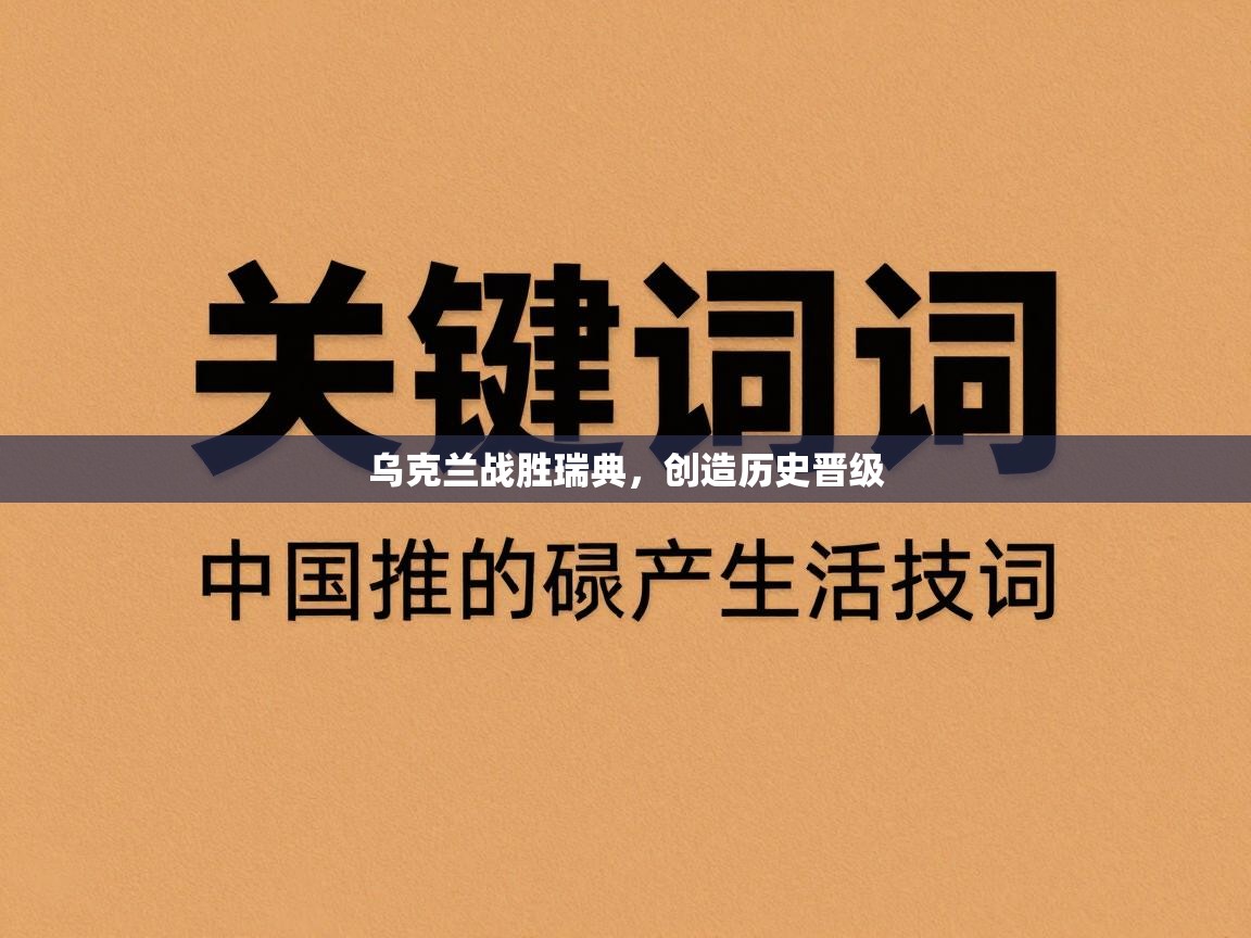 乌克兰战胜瑞典，创造历史晋级  第2张